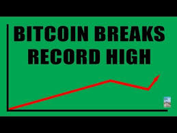 Bitcoin Cryptocurrency Breaks New Record High