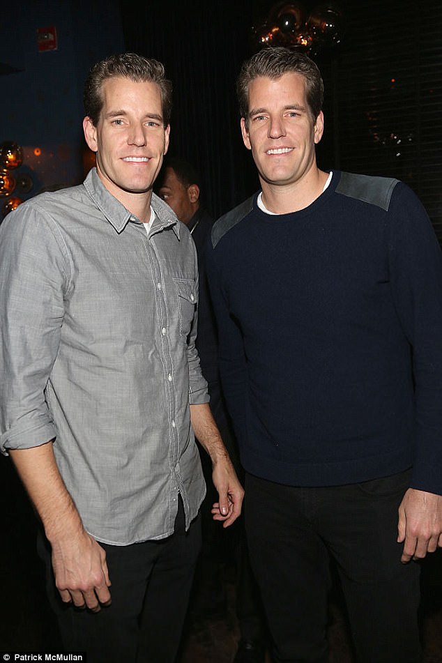 Winklevoss twins cut up their Bitcoin key and keep the pieces in different bank vaults across America to protect their $1.3billion digital fortune